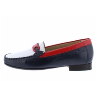 SIOUX Damen Colandina Mokassin, blu/Snow/red, 42 EU