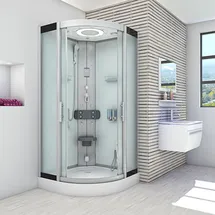 AcquaVapore Duschkabine Dusche D58-00M0 80x80 cm ohne 2K Scheiben Versiegelung