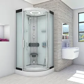 AcquaVapore Duschkabine Dusche D58-00M0 80x80 cm ohne 2K Scheiben Versiegelung