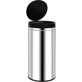 deluke Sensor Mülleimer 70 l Silber