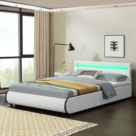 Juskys Sevilla 140 x 200 cm weiß