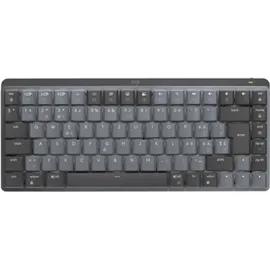 Logitech MX Mechanical Mini - Bluetooth Mechanischer Switch QWERTZ LED, Gr - Grau