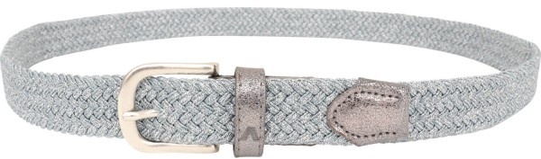 Alberto Stretchgürtel Metal Braided silber - 105 cm