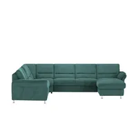 meinSofa Wohnlandschaft  Donald , türkis/petrol , Maße (cm): B: 335 H: 89 T: 262.0