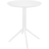 CLP Sky Gartentisch Ø 60 x 74 cm Weiß