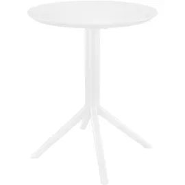 CLP Sky Gartentisch Ø 60 x 74 cm Weiß