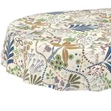 ANRO Tischdecke Ethno Oval 220 x 140 cm Bunt
