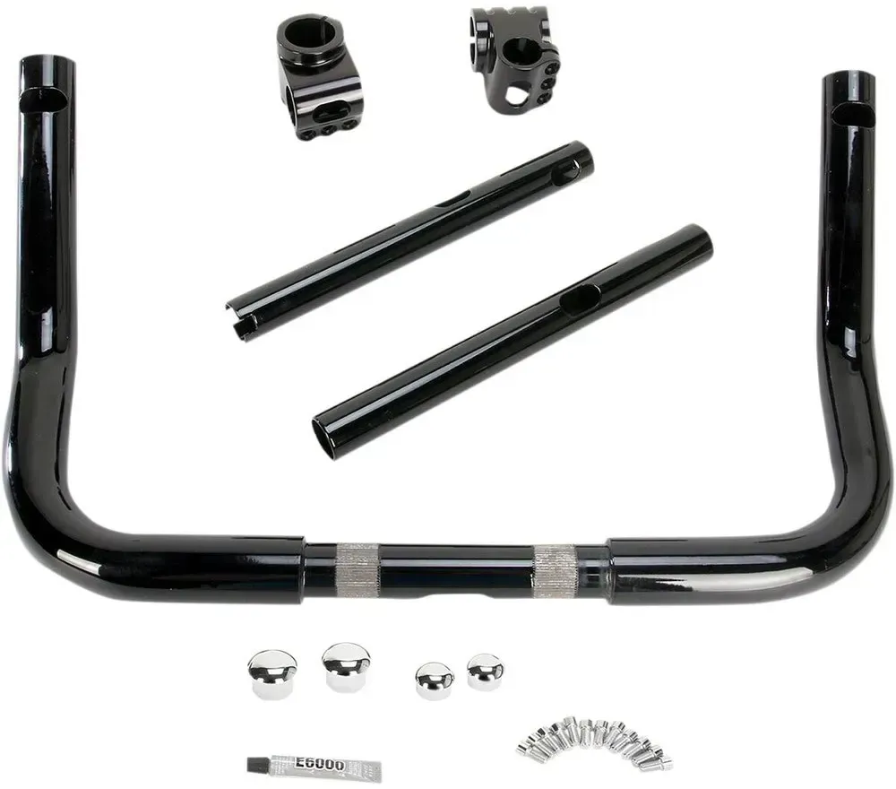 Klock Werks Klip Hanger 10 ́ ́ Harley Davidson Flht 1750 Abs Electra Glide Standard 107 Lenker - Black - One Size