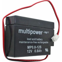 MultiPower MP0,8-12 Multipower Blei-Akku mit JST Stecker, MP0.8-12S