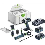 Festool TPC 18/4 5.0/4.0 I-Set/XL Quadrive inkl. 2 x 4,0/5,0 Ah + Koffer + Zubehör 577622