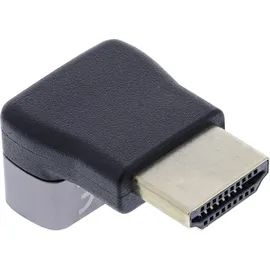 InLine HDMI Adapter, A Stecker / Buchse, 90° unten, 8K UHD