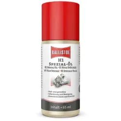 BALLISTOL H1 Spezial-Öl Spray, NSF-registriert, Hochwertiges Spezial-Öl zur Reinigung und Schmierung von Maschinen, Fläschchen - 65 ml