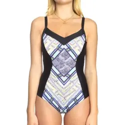 Sunseeker Tribe Attack Swimsuit Schwarz gemustert E 40 Damen
