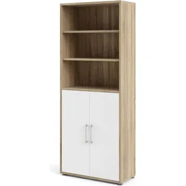 VCM Prisme Aktenschrank 222 x 89 x 40 cm braun