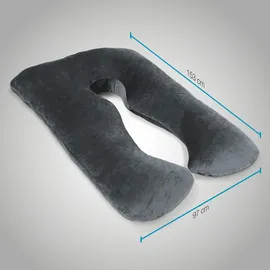 Bestschlaf Eloneo Stillkissen 150 x 80 cm Anthrazit