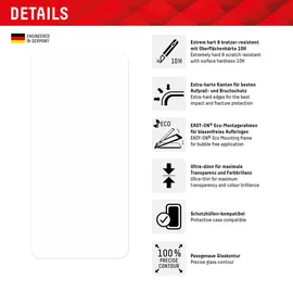 Displex Displayschutzglas für Samsung Galaxy S22/S23