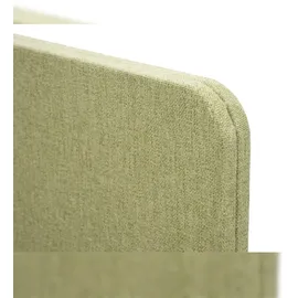Mendler Akustik-Tischtrennwand HWC-G75, Büro-Sichtschutz Schreibtisch Pinnwand, doppelwandig Stoff/Textil ~ 60x65cm grün