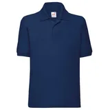 FRUIT OF THE LOOM 65/35 Polo Kids Kinder Poloshirt UNI - Dunkelblau