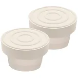 Yusheng Gummi-Endkappen für Poolleitern,Langlebige und weiche 1,90-Zoll-Poolleitern für in den Boden eingelassene Pools | 2 Stück langlebige Gummikappen für Poolleiter-Stufen-Ersatz, Pool-Zubehör für