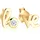 Elli DIAMONDS Ohrstecker Love Schriftzug Gelbgold 585 0,03 ct.