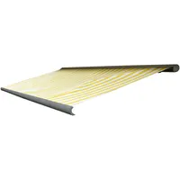 Mendler Ersatz-Bezug für Markise T123, Vollkassette Ersatzbezug Sonnenschutz 4,5x3m