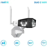 Reolink Duo 2 4K 8MP WLAN Überwachungskamera Außen Weiß