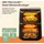 COSORI CAF-DC123S-DDER Turbo Tower Pro Smart Heißluftfritteuse 2630 Watt Dunkelgrau/Gold