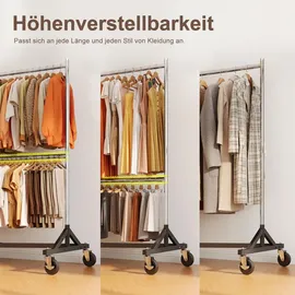 HoKeeper Garderobenständer Z-Ständer Schwarz