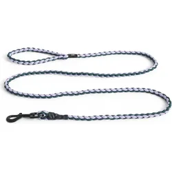 Hay Braided Hundeleine grün-lavendel