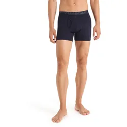 Icebreaker Boxershort Anatomica mit Eingriff (Merinowolle) Unterwäsche dunkelblau Herren