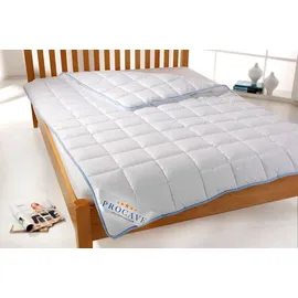 procave TopCool warme Duo Winter-Qualitäts-Bettdecke 100x135 cm für die kalte Jahreszeit | Soft-Komfort-Bettdecke, kochfeste Steppdecke, atmungsa... | Weiß