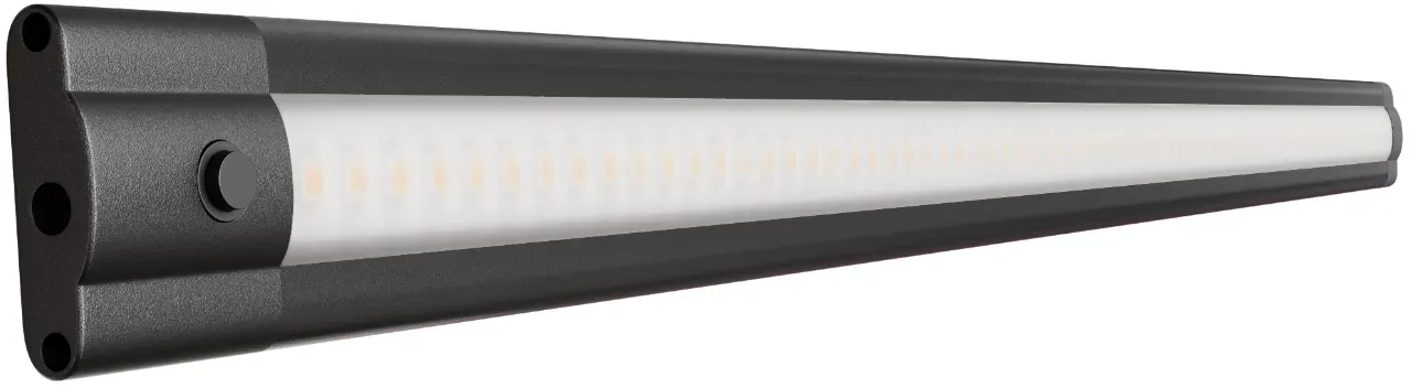 ledscom.de LED Unterbauleuchte {system} {farbefinish}, {lichtfarbe}, {ang_farbtemp}, flach , {breitecm}, {ang_nutzlichtstrom}, {ang_leistung_einzustand}, {betriebsspannung}, Schalter, Stecksystem ATOM, {schutzart}, Netzteil erforderlich (nicht enthalten)
