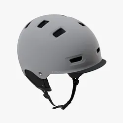 Fahrradhelm City Bowl 500 grau, EINHEITSFARBE, L/59-62cm