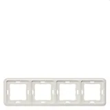 Siemens Rahmen 4fach titanweiss