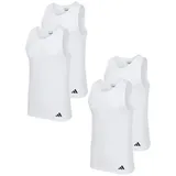 adidas Tanktop Active Flex Cotton Ergonomic in white | Gr.: XXL