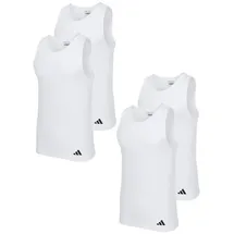 adidas Tanktop Active Flex Cotton Ergonomic in white | Gr.: XXL