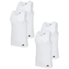 adidas Tanktop Active Flex Cotton Ergonomic in white | Gr.: XXL