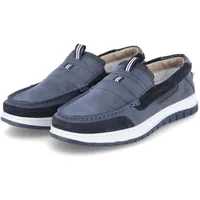 Gaastra Herren Slipper/ Mokassins Blau Synthetik-Leder-Textil Größe:41 - Blau