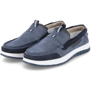 Gaastra Herren Slipper/ Mokassins Blau Synthetik-Leder-Textil Größe:41 - Blau