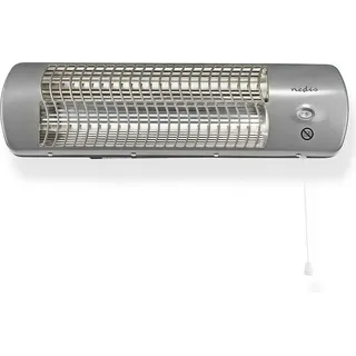 Nedis HTBA10GY Badezimmer-Heizung 1,2 kW grau