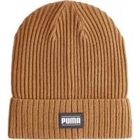 Puma Ribbed Classic Cuff Beanie Caramel Latte