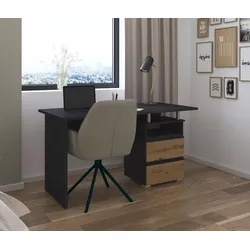 rauch Schreibtisch »Joel« - 140x66x75cm - grau - Holz
