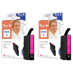 Peach Doppelpack Tintenpatronen magenta kompatibel zu Epson T0323M*2, C13T03234010