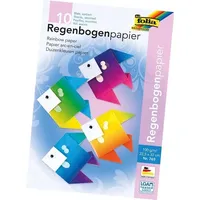 Folia Tonpapier Regenbogen farbsortiert 100 g/qm 10 St.