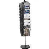 Vevor drehbarer Prospektständer Zeitschriftenständer 30 Fächer Metall