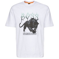 Boss T-Shirt 'Pantera', - Dunkelgrau,Schwarz,Weiß,Hellblau - L