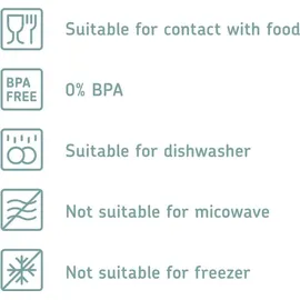 Mepal Modula 3-lagig schwarz 3 x 550 ml