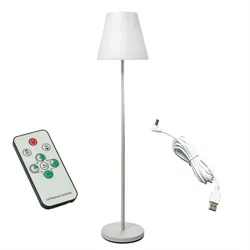 MARELIDA LED Akku Garten Stehleuchte USB aufladbar 4 Helligkeitsstufen H: 150cm