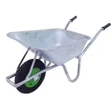 Baumarktplus Schubkarre 250kg 100 Liter 4lagiges Luftrad auf Stahlfelge