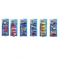 Maisto Toys - Fresh Metal 5-er Set Modellautos, 7,5cm (6-fach sortiert) - Modellauto